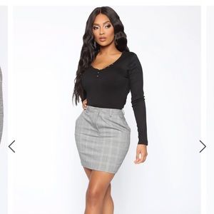 Fashion Nova Plaid Skirt